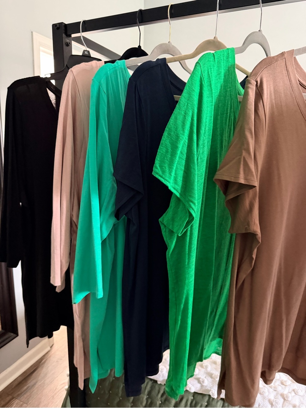 Lot of 6 Tahari Women's Shirts - 3 short sleeve and 3 3/4 sleeve